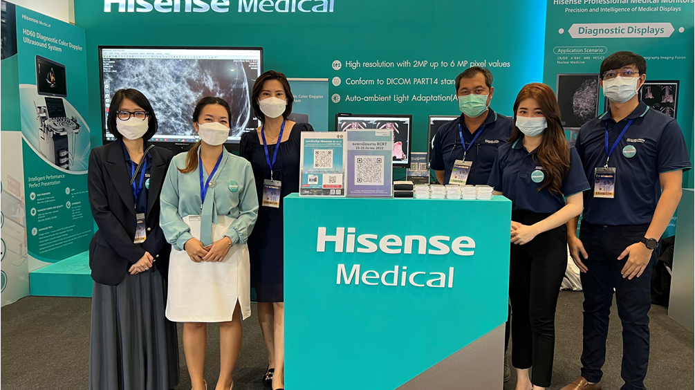 The 1st show at radiology exhibition in Thailand